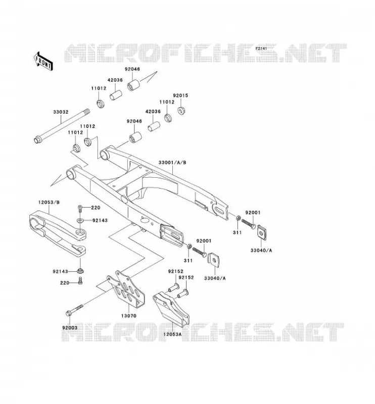 BRAS OSCILLANT Kawasaki TOUT-TERRAIN 65 2003 KX65  KX65-A4