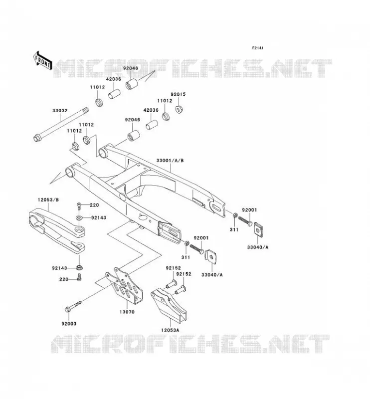 BRAS OSCILLANT Kawasaki TOUT-TERRAIN 65 2003 KX65  KX65-A4