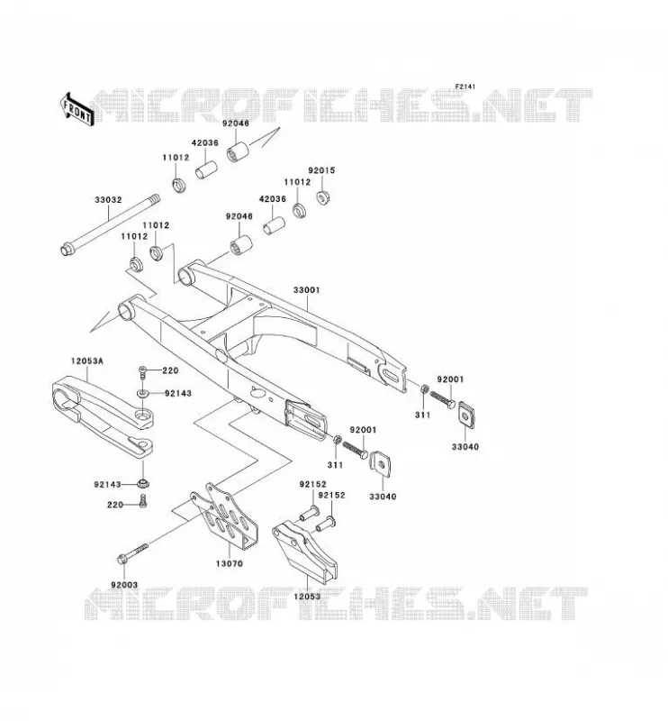 BRAS OSCILLANT Kawasaki TOUT-TERRAIN 65 2005 KX65  KX65-A6