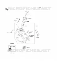 RESERVOIR CARBURANT pour Kawasaki KX65 2006