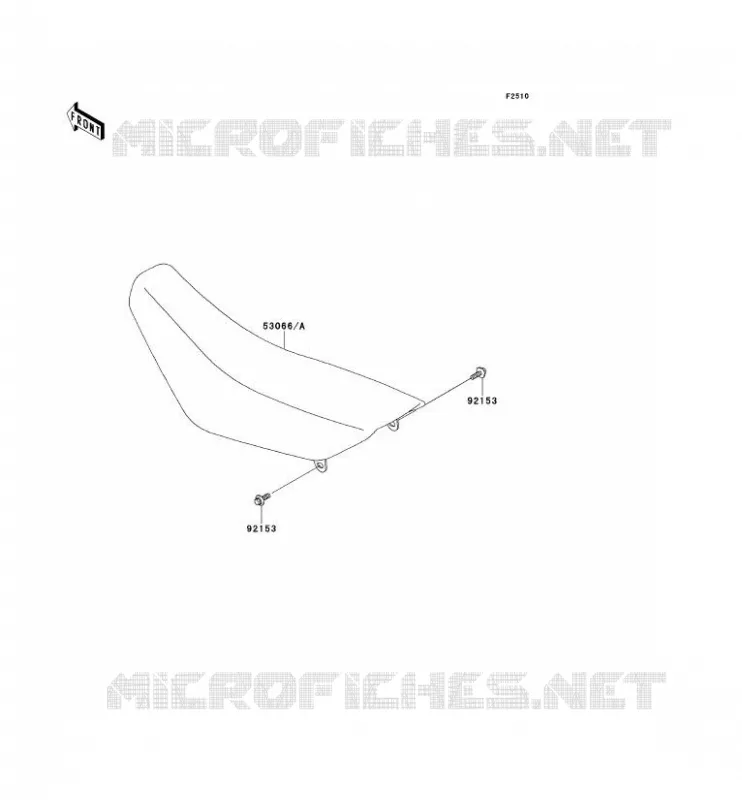 SELLE Kawasaki TOUT-TERRAIN 65 2012 KX65  KX65ACF