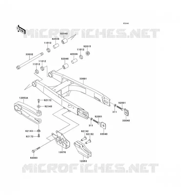 BRAS OSCILLANT Kawasaki TOUT-TERRAIN 65 2013 KX65  KX65ADF