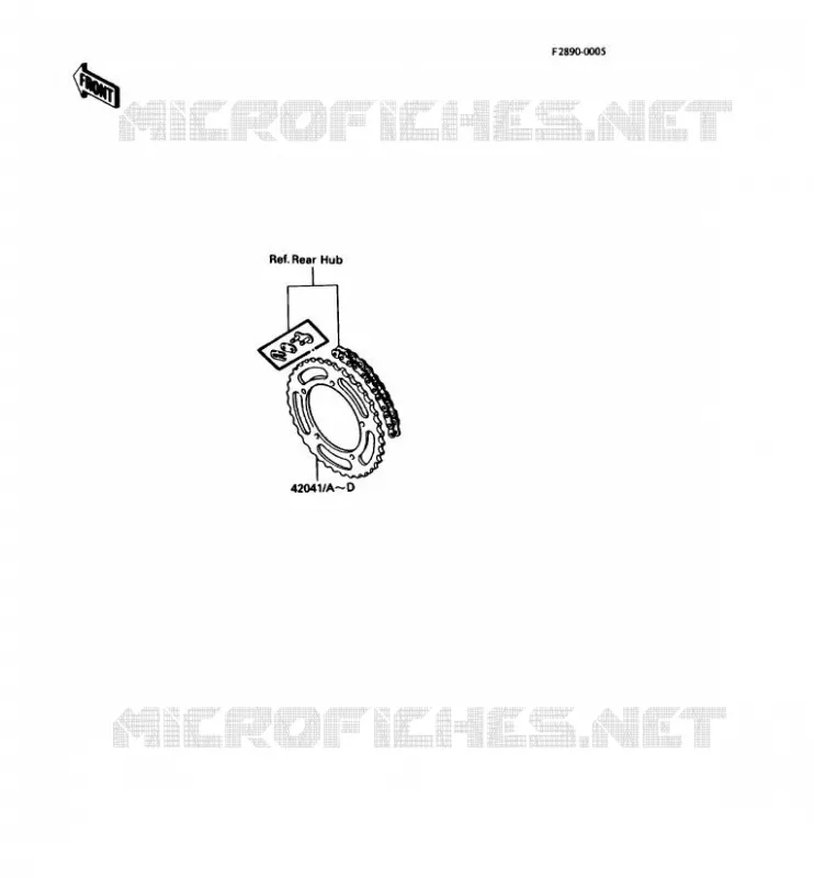 PIECE EN OPTION Kawasaki TOUT-TERRAIN 80 1988 KX80  KX80-L1