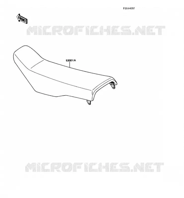 SELLE Kawasaki TOUT-TERRAIN 80 1990 KX80  KX80-L3