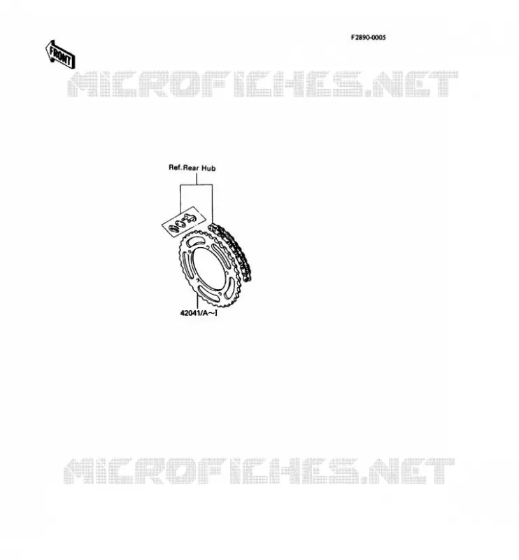 PIECE EN OPTION Kawasaki TOUT-TERRAIN 80 1990 KX80  KX80-N3