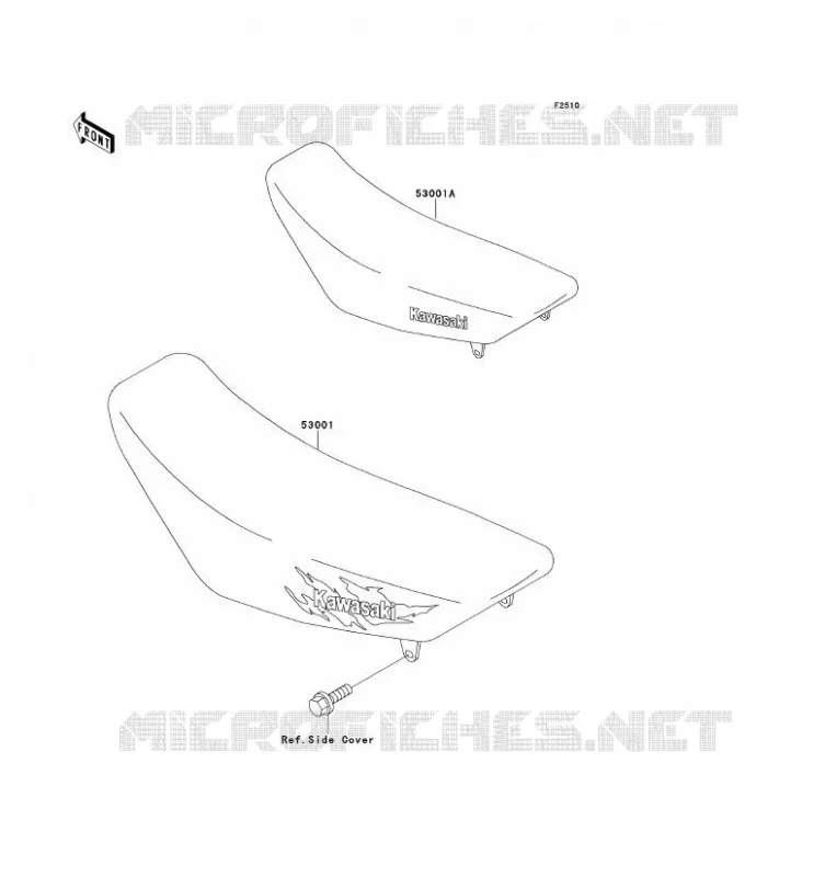 SELLE Kawasaki TOUT-TERRAIN 80 1995 KX125  KX80-R5
