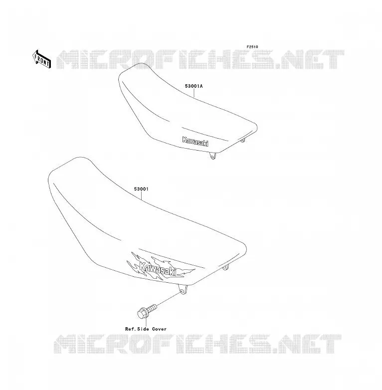 SELLE Kawasaki TOUT-TERRAIN 80 1995 KX80  KX80-S5
