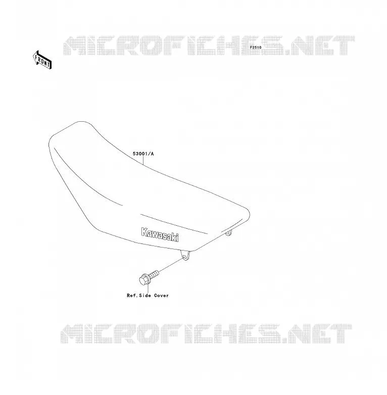 SELLE Kawasaki TOUT-TERRAIN 80 1996 KX80  KX80-T6