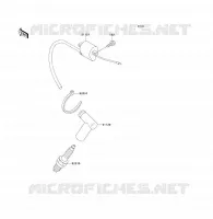 BOBINE D'ALLUMAGE pour Kawasaki KX80 1991