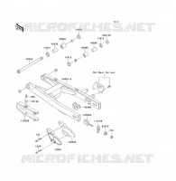 BRAS OSCILLANT pour Kawasaki KX80 1991