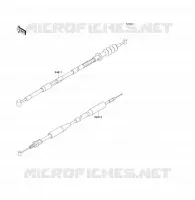 CABLE pour Kawasaki KX80 1991