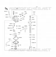 CARBURATEUR pour Kawasaki KX80 1991