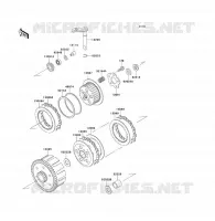 EMBRAYAGE pour Kawasaki KX80 1991