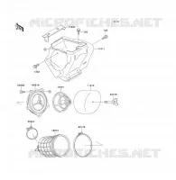FILTRE &Agrave; AIR pour Kawasaki KX80 1991