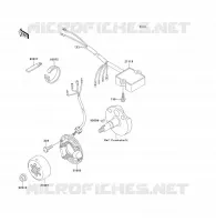 G&Eacute;N&Eacute;RATEUR pour Kawasaki KX80 1991