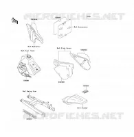 LABEL pour Kawasaki KX80 1991