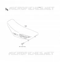SELLE pour Kawasaki KX80 1991