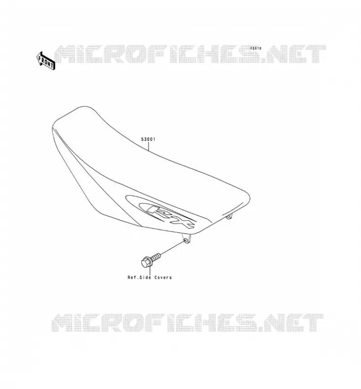 SELLE Kawasaki TOUT-TERRAIN 80 1998 KX80  KX80-X1