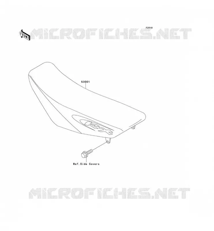 SELLE Kawasaki TOUT-TERRAIN 80 2000 KX80  KX80-X3