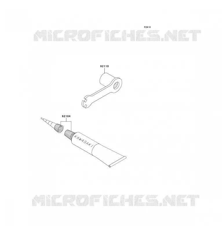 OUTIL UTILISATEUR Kawasaki TOUT-TERRAIN 85 2004 KX85 - KX85 II  KX85-A4