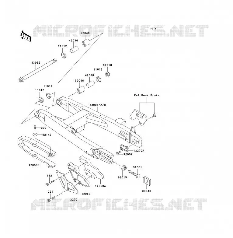 BRAS OSCILLANT Kawasaki TOUT-TERRAIN 85 2005 KX85 - KX85 II  KX85-A5