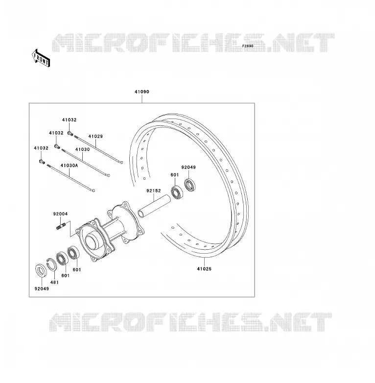 PIECE EN OPTION Kawasaki TOUT-TERRAIN 85 2007 KX85 - KX85 II  KX85A7F