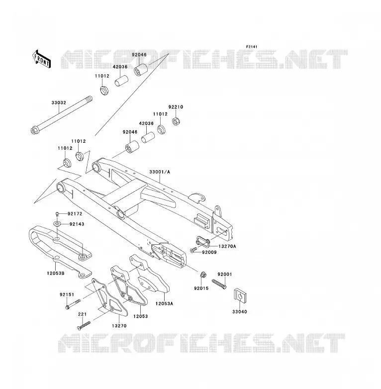 BRAS OSCILLANT Kawasaki TOUT-TERRAIN 85 2012 KX85 - KX85 II  KX85ACF