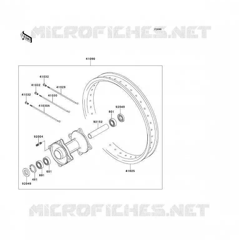 PIECE EN OPTION Kawasaki TOUT-TERRAIN 85 2013 KX85 - KX85 II  KX85ADF