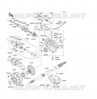 ARBRE DE TRANSMISSION pour Kawasaki KVF300 2000