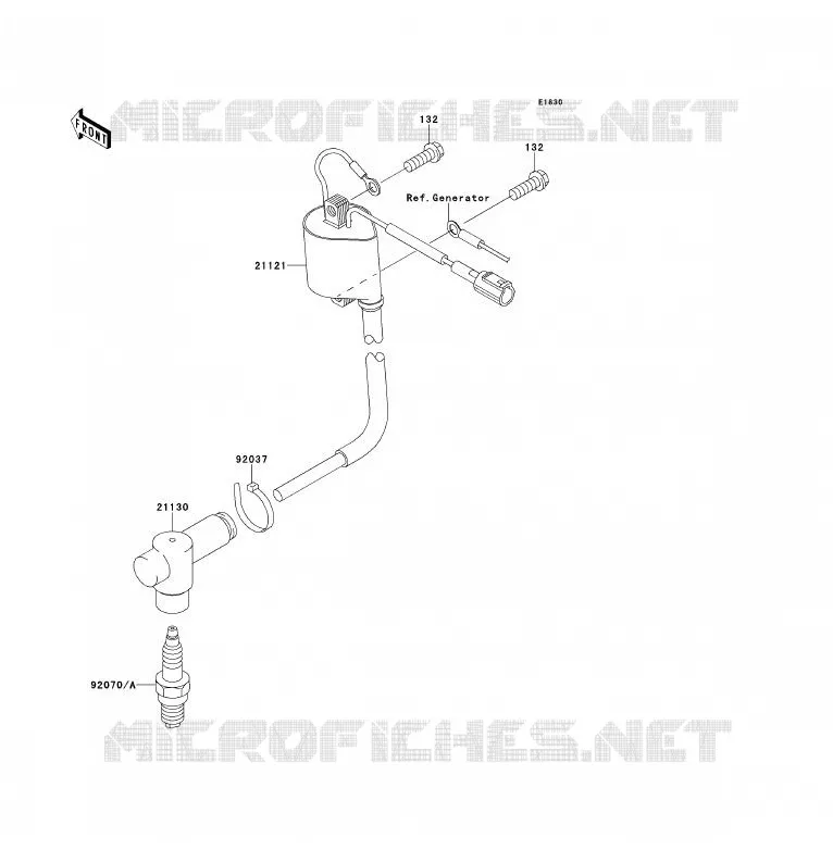 SYSTEME D&acute;ALLUMAGE Kawasaki TOUT-TERRAIN 85 2013 KX85 - KX85 II  KX85BDF