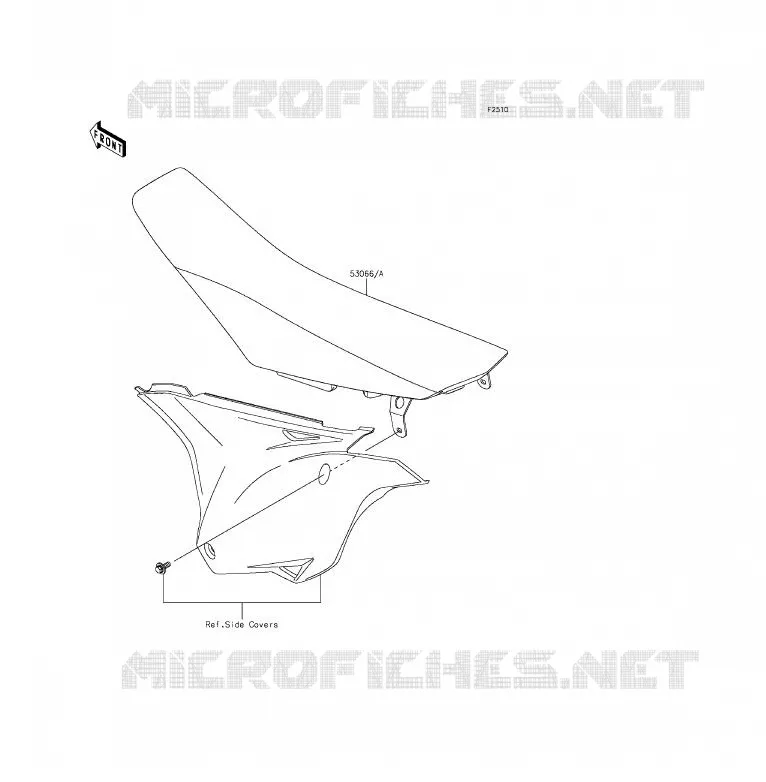 SELLE Kawasaki TOUT-TERRAIN 85 2015 KX85  KX85CFF
