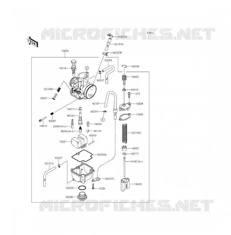 CARBURATEUR Kawasaki TOUT-TERRAIN 85 2015 KX85  KX85CFF