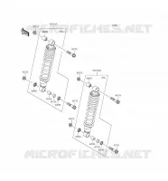 AMORTISSEUR pour Kawasaki BRUTE FORCE 750 4X4I EPS 2016