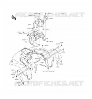 BAVETTE pour Kawasaki BRUTE FORCE 750 4X4I EPS 2016