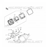 COMPTEURS pour Kawasaki BRUTE FORCE 750 4X4I EPS 2016