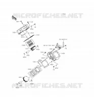 CYLINDRE/PISTON pour Kawasaki BRUTE FORCE 750 4X4I EPS 2016