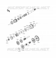 TRANSMISSION pour Kawasaki BRUTE FORCE 750 4X4I EPS 2016