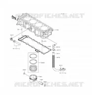 CYLINDRE/PISTON pour Kawasaki JET SKI ULTRA LX 2016
