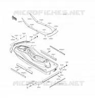 MOUSSES pour Kawasaki JET SKI ULTRA LX 2016