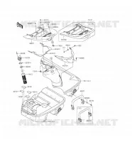 PIECE COQUE AR pour Kawasaki JET SKI ULTRA LX 2016