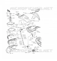 PIECE COQUE AV pour Kawasaki JET SKI ULTRA LX 2016