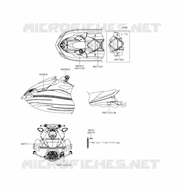 LABEL Kawasaki JET SKI 1500 2016 JET SKI ULTRA LX  JT1500KGF