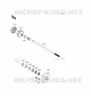ARBRE DE TRANSMISSION pour Kawasaki JET SKI ULTRA 310X 2016