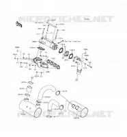 &Eacute;CHAPPEMENT pour Kawasaki JET SKI ULTRA 310X 2016