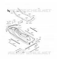 MOUSSES pour Kawasaki JET SKI ULTRA 310X 2016