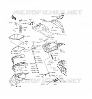 PIECE COQUE AV pour Kawasaki JET SKI ULTRA 310X 2016
