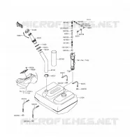 RESERVOIR CARBURANT pour Kawasaki JET SKI ULTRA 310X 2016