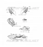 STICKER pour Kawasaki JET SKI ULTRA 310X 2016