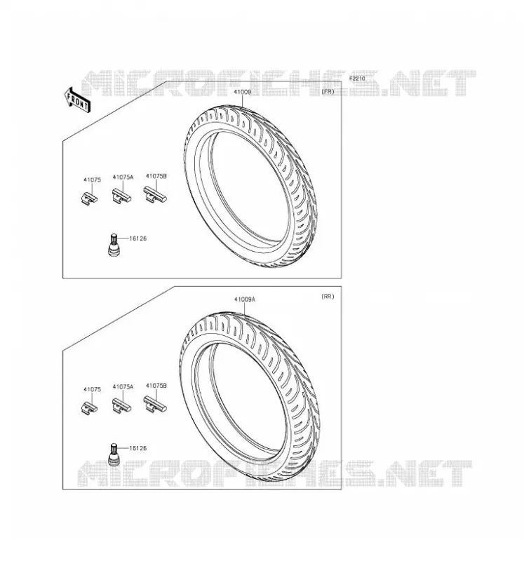 PNEUS Kawasaki MOTOS 250 2016 Z250SL ABS  BR250FGF