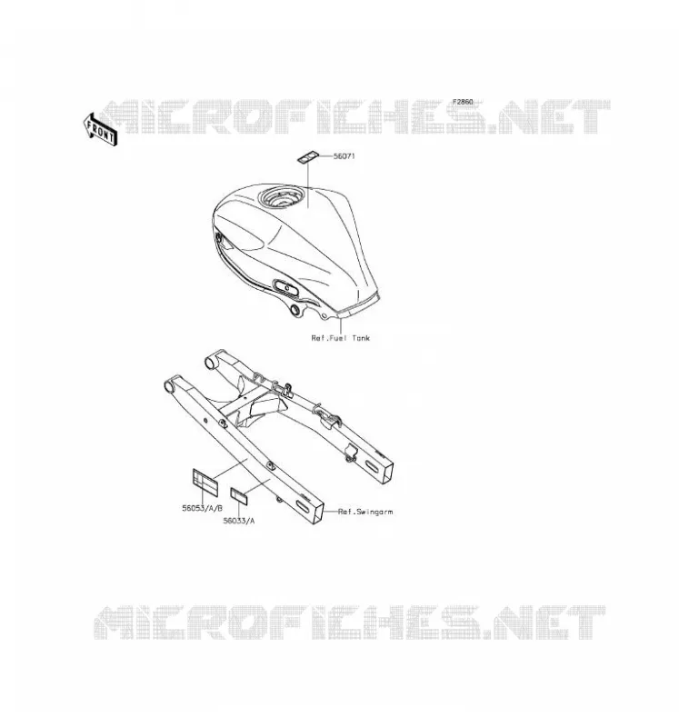 LABEL Kawasaki MOTOS 250 2016 NINJA 250SL ABS  BX250BGF